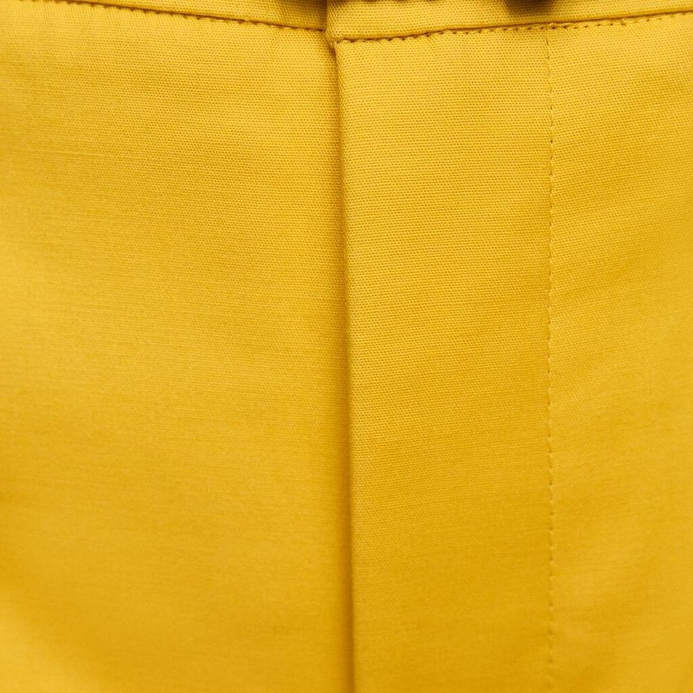 NWT Zara US 2 Yellow Pants With Belt - Picture 3 of 3